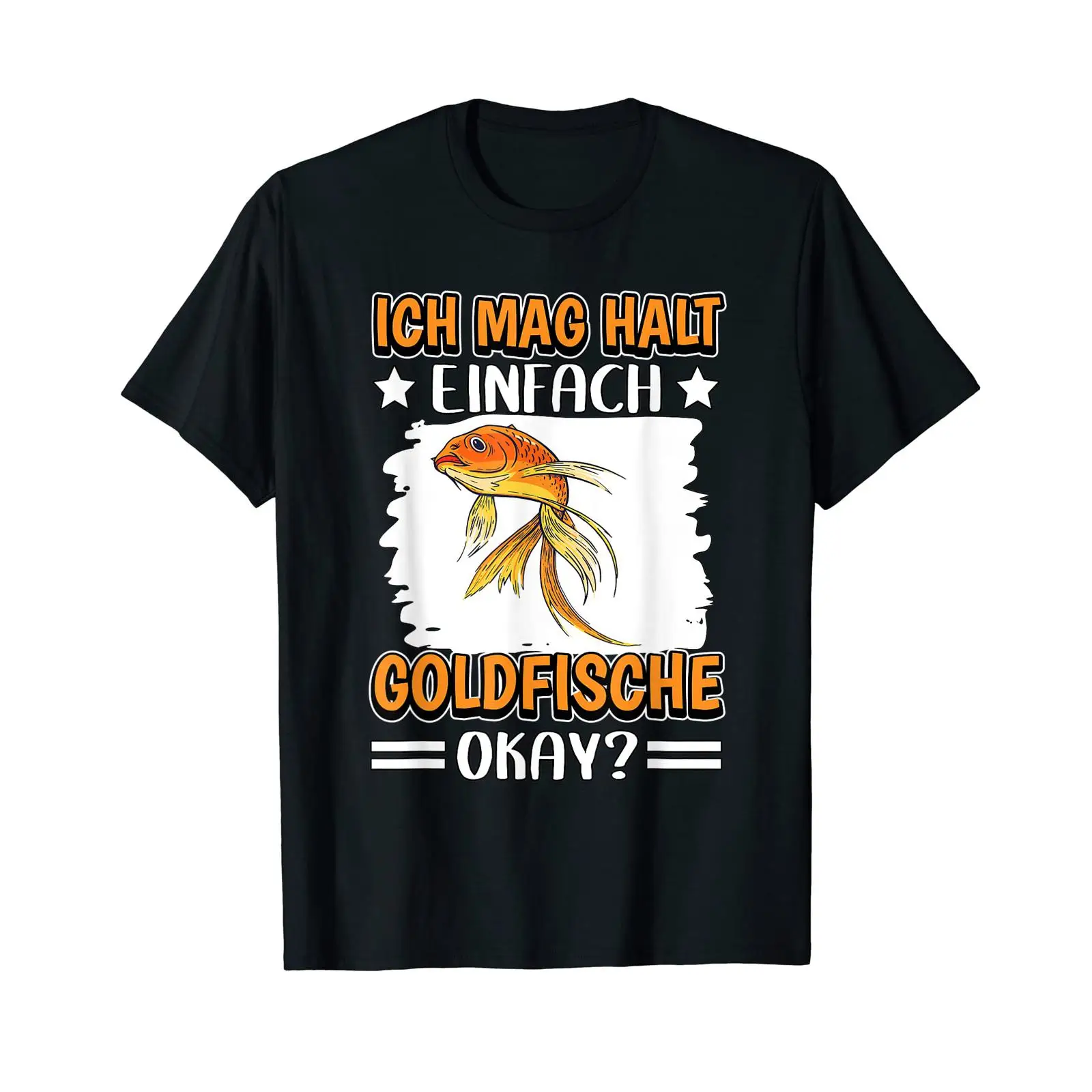Men'S Fashion Mag - Mi piace semplicemente Goldfish, maglietta con