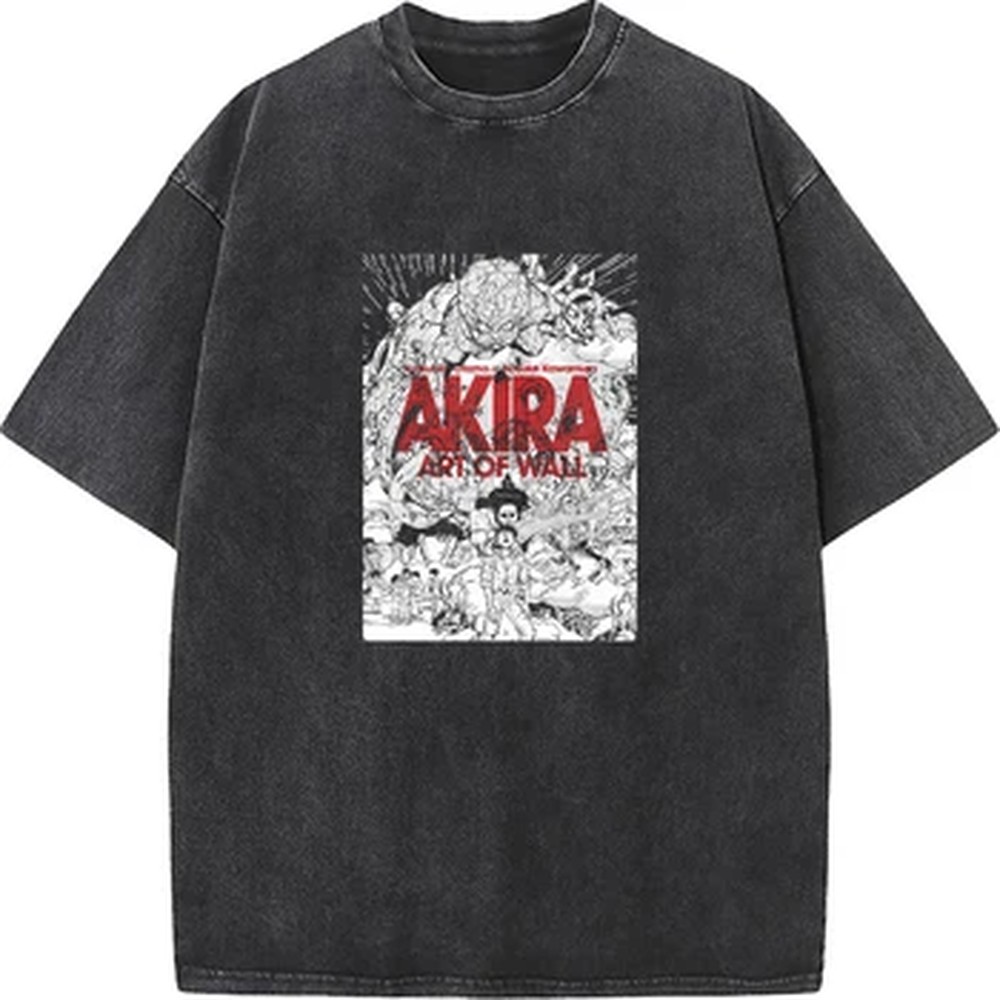 Graphic Tee Oversized - T-shirt con stampa grafica Akira Manga,
