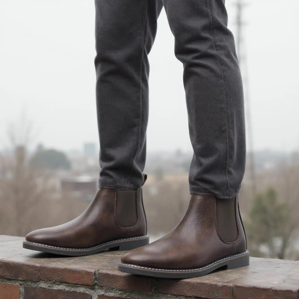 Mens Fashion Autumn 2025 - Stivali da uomo 2025 Scarpe da