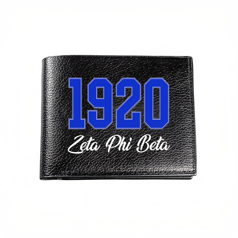 Mens Fashion In 1920 - Portafoglio da Uomo Zeta Phi Beta