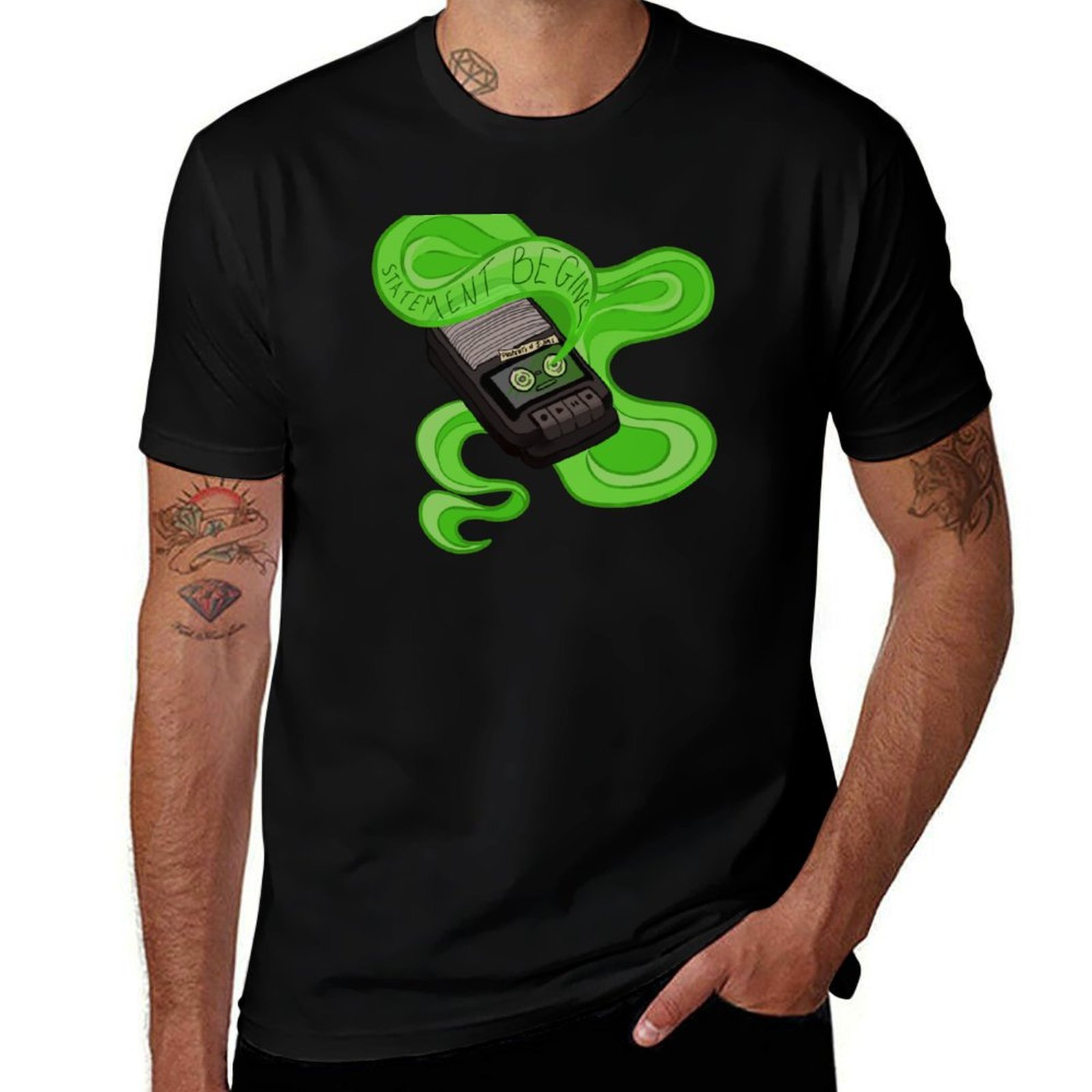 Men'S Fashion Mag - T-shirt con stampa di motivi alla