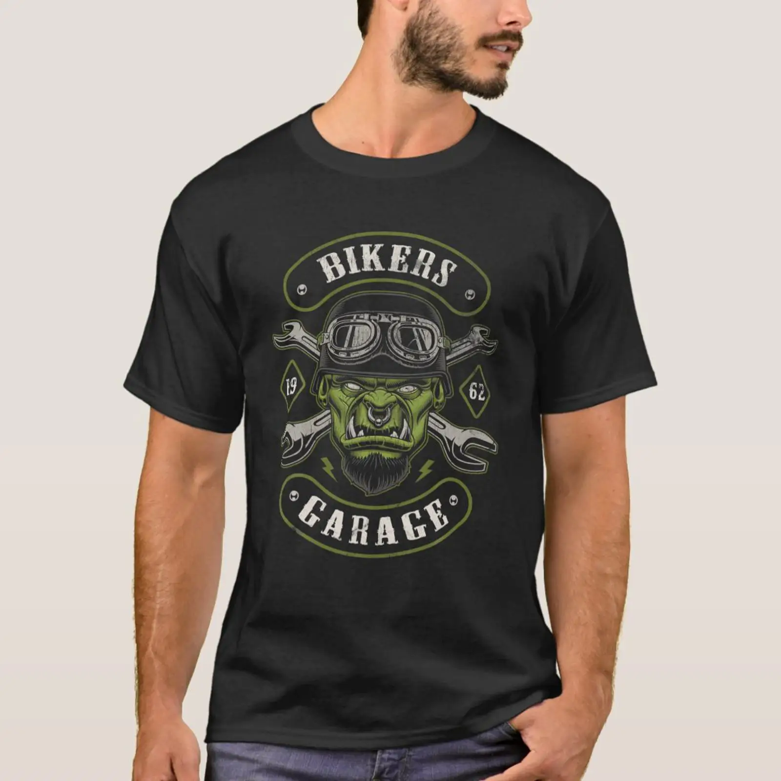 Men'S Fashion Garage - Maglietta da motociclista vintage 1962 Birthday