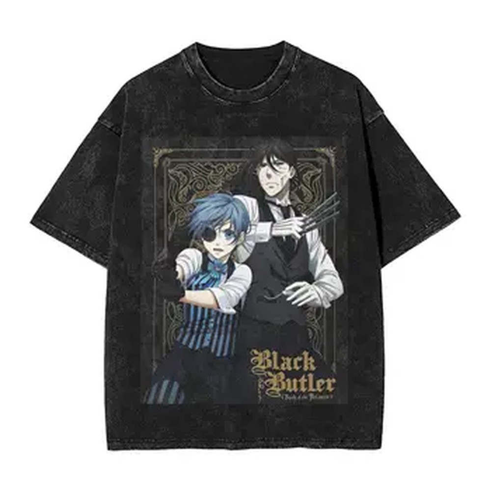 Graphic Tee Oversized - T-shirt con grafica Anime Black Butler