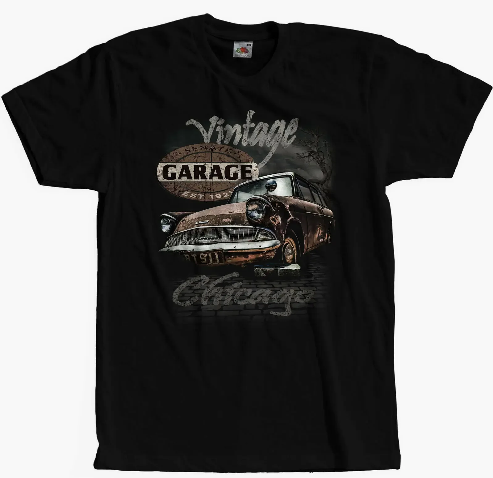 Men'S Fashion Garage - T-Shirt da Uomo Casual Estiva Slim