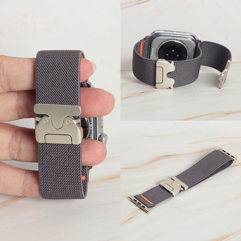 Men'S Fashion Websites - Cinturino in nylon elastico con cuciture