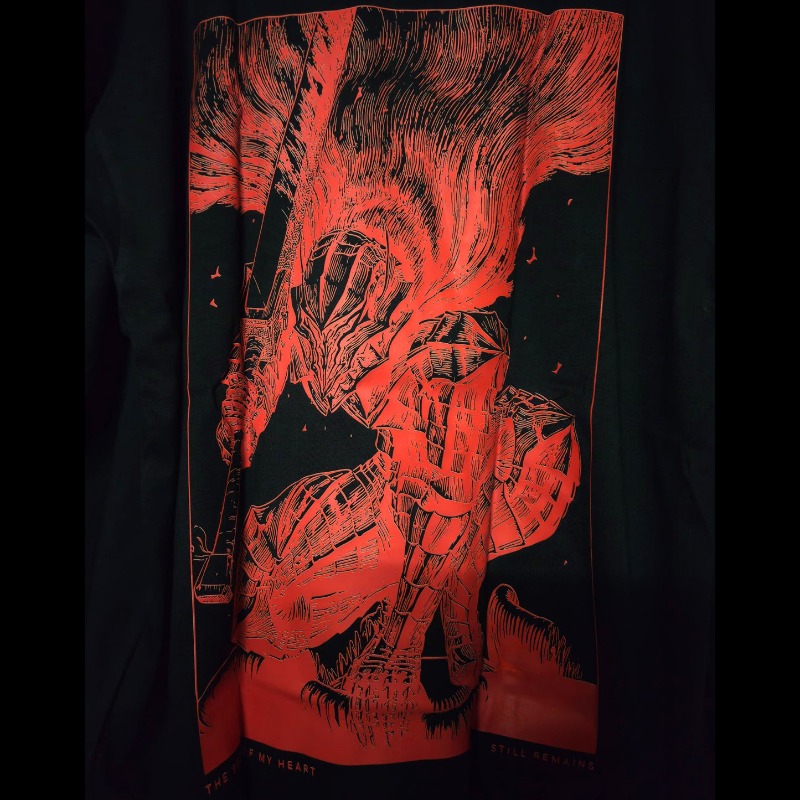 Graphic Tee Oversized - T-shirt con stampa fronte-retro di Berserk,