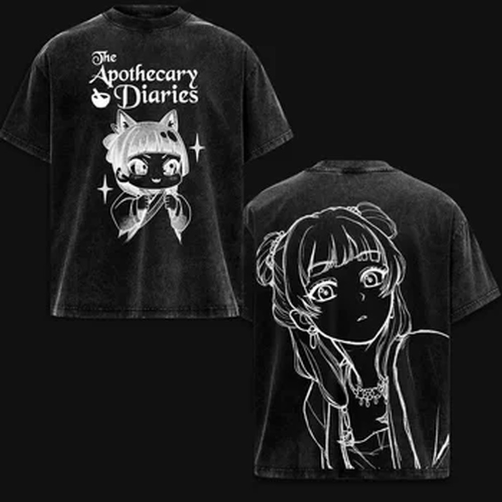 Graphic Tee Oversized - Maglietta grafica Maomao Lihua The Apothecary