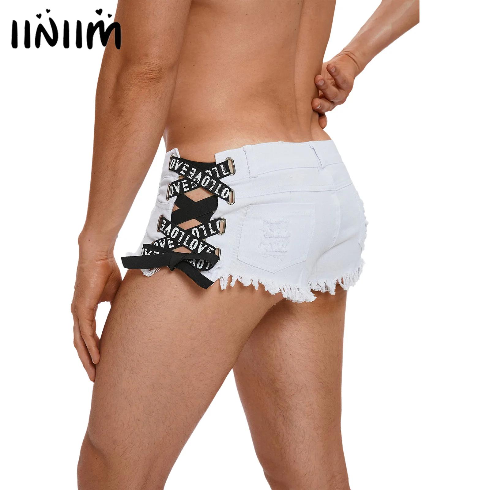 Shorts da uomo in denim a vita - Skinny Jeans Ripped recensione e prezzo