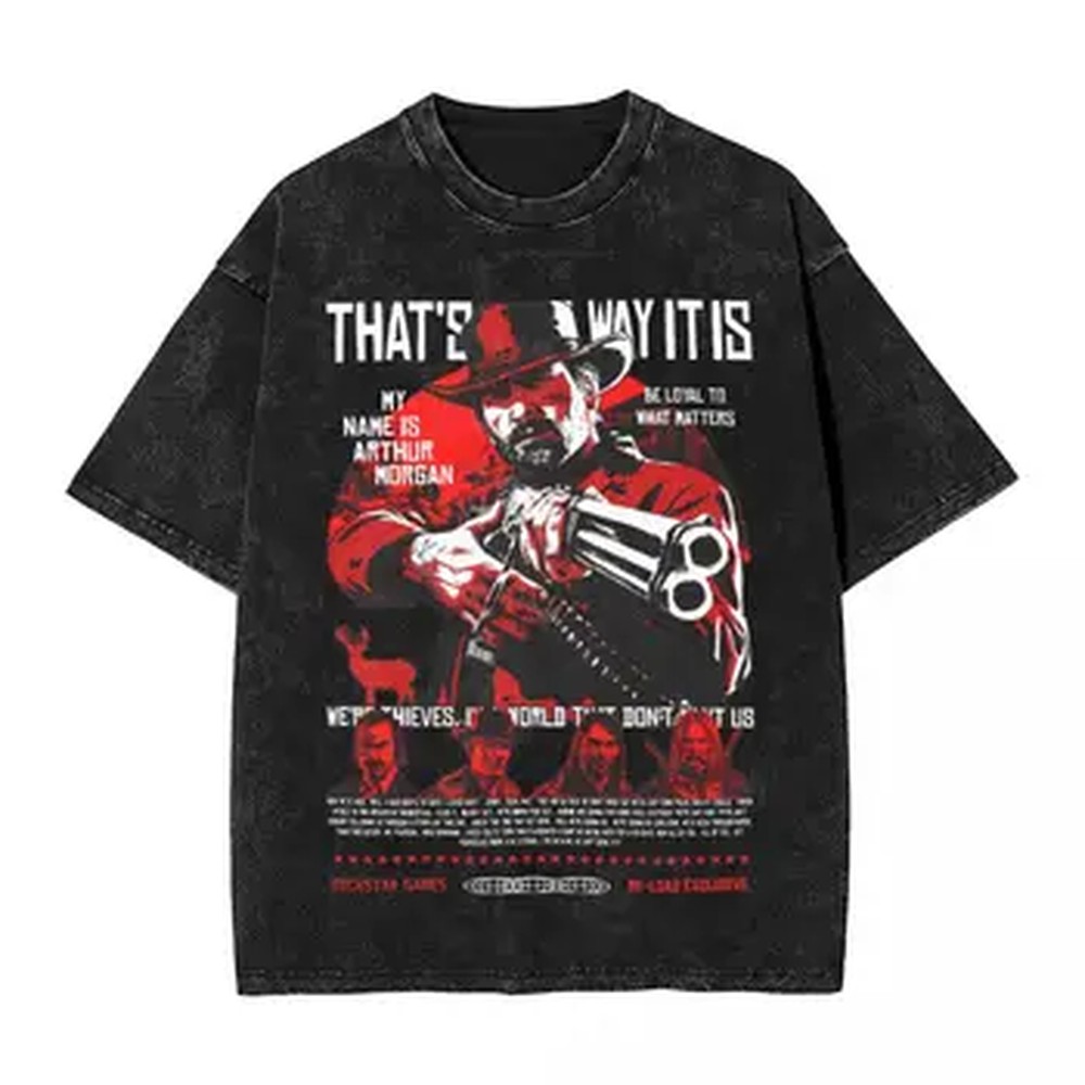 Maglietta grafica Red Dead Red - Graphic Tee Oversized recensione e prezzo