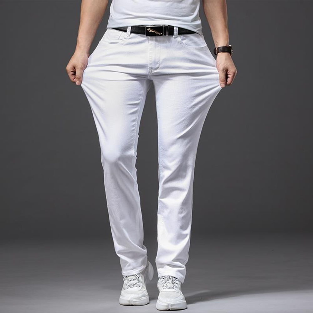 Jeans bianchi da uomo Elastici - Skinny Jeans Ripped recensione e prezzo