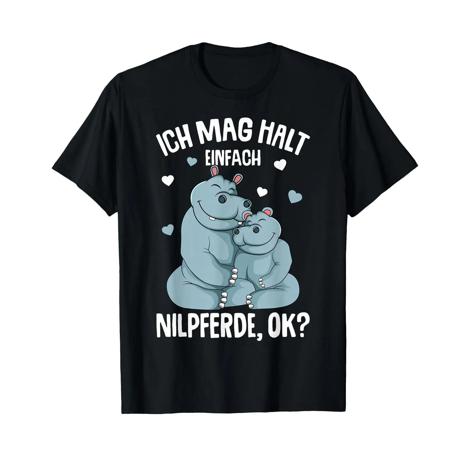 Ich mag halt hippo T-shirt per - Men'S Fashion Mag recensione e prezzo