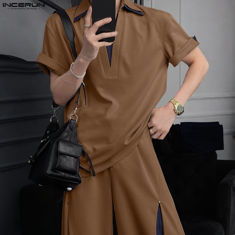 Completo da Uomo INCERUN: Cami - Men'S Fashion Usa recensione e prezzo